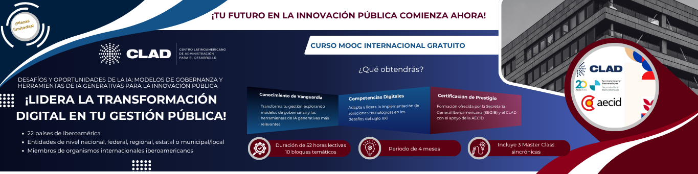 Carrusel - CLAD - Transformación digital en tu gestión pública