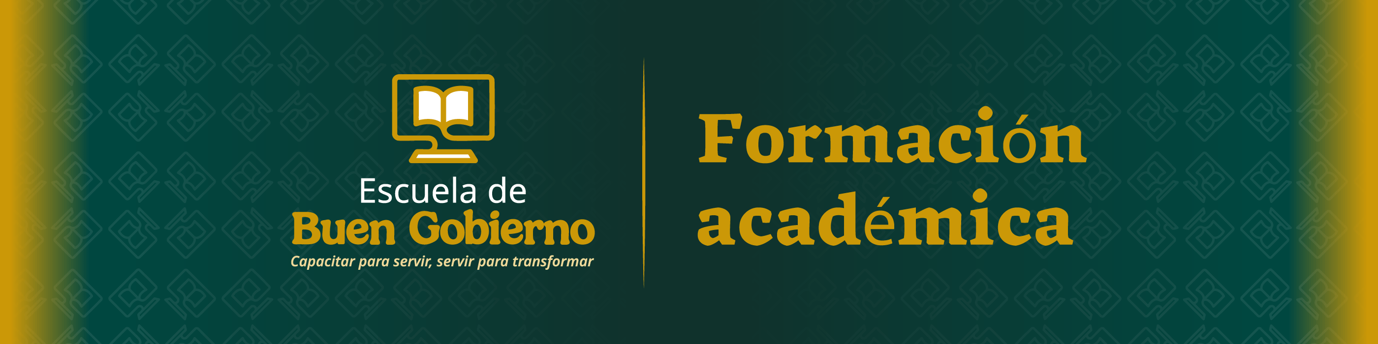 Banner formación académica
